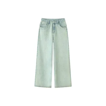 ZHOUMIAO Jeans Women's Light Blue