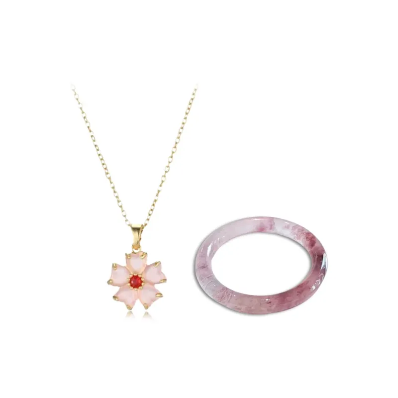 LuluCanaan Glass Cat Eye Necklaces Women's-4