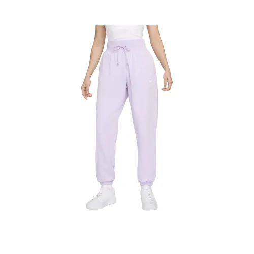 Nike Sportswear Phoenix Fleece Knitted Sports Pants Women's Light Purple