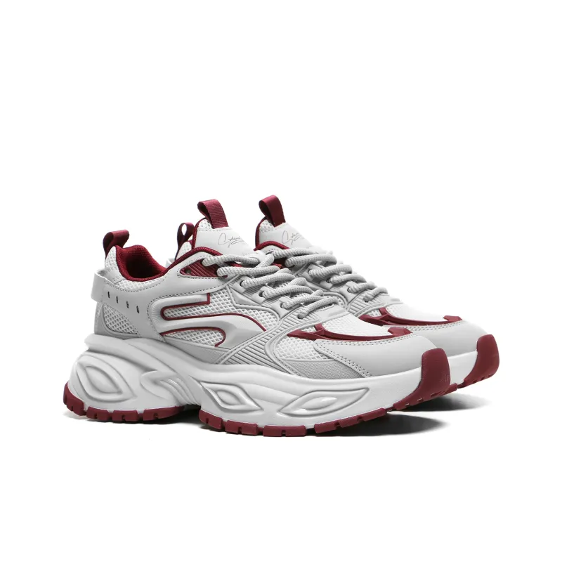 Meixi Abrasion Resistant Breathable Height Increasing Low Top Chunky Sneakers Men's-1