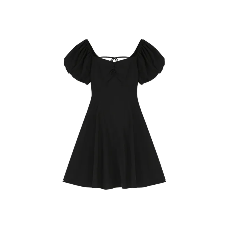 CIVICERA Short Sleeved Dress Women's Black-0