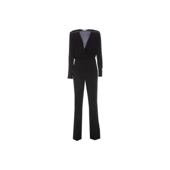 Patrizia Pepe V Neck Wrap Designed Jumpsuit