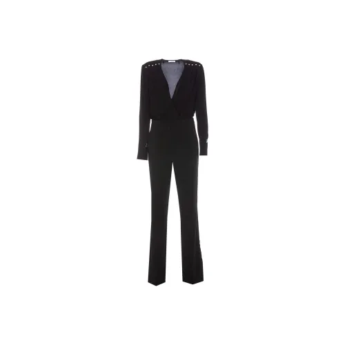 Patrizia Pepe V Neck Wrap Designed Jumpsuit