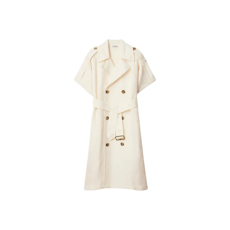 Burberry Trench SS25 Short Sleeved Dress Women's Beige-0
