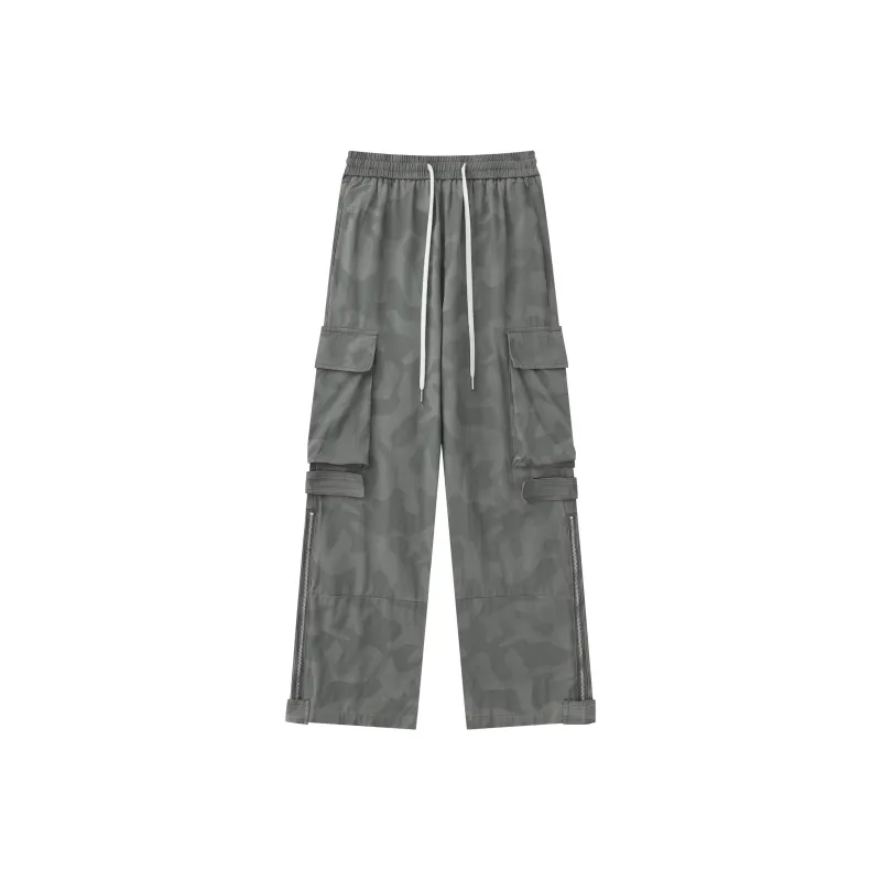 Vine Color Cargo Pants Unisex-0