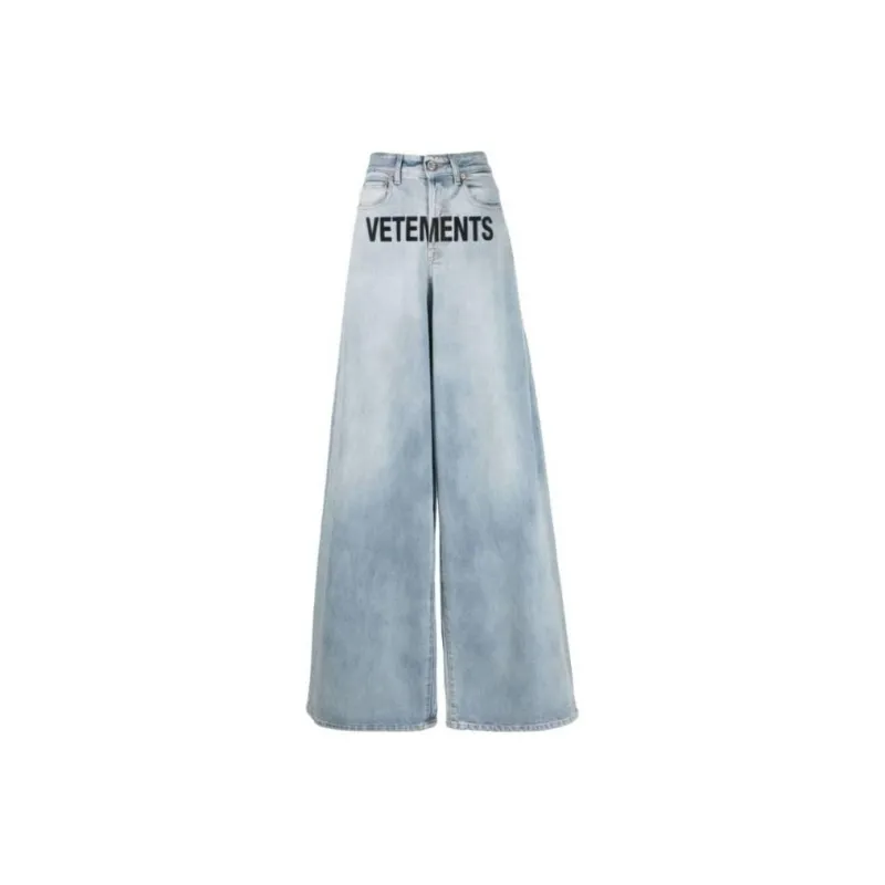 Vetements Jeans Women's Light Blue-0