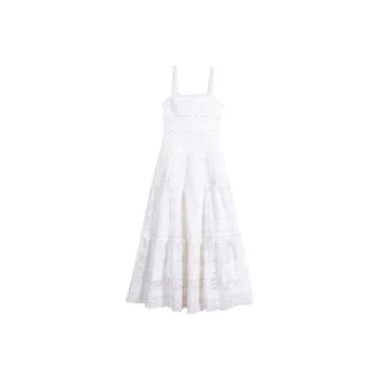 Maje Studded Lace Maxi Dress