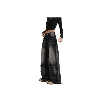 The New Age Family Jeans Women's Black Gray