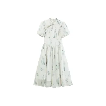 Local Gal Short Sleeved Dresses Women's Beige Apricot