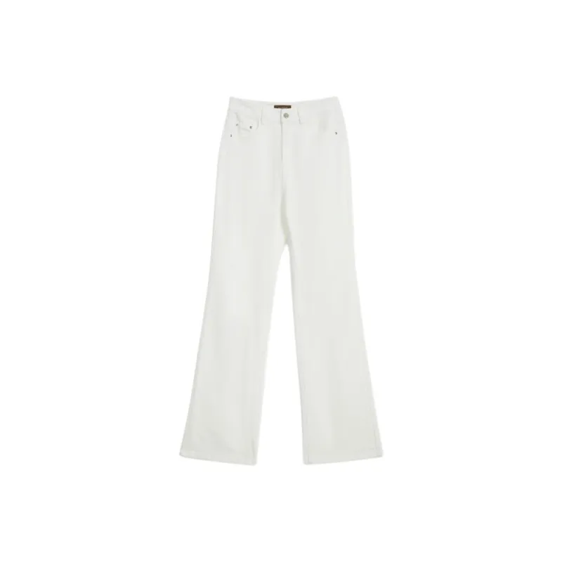 Yiner Jeans Women's Cream White-0