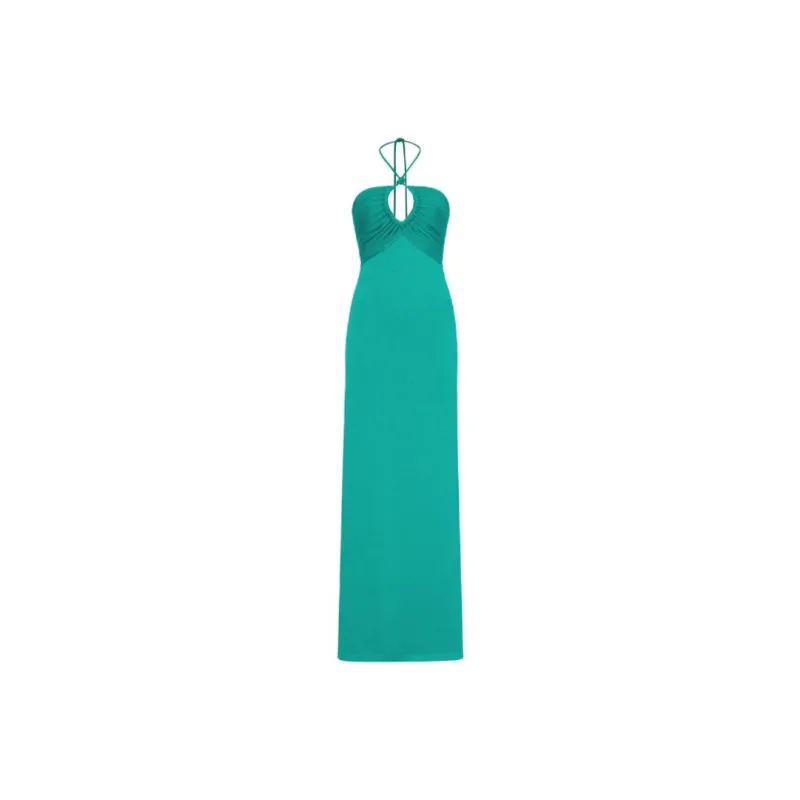 PROENZA SCHOULER Halterneck Knitted Maxi Dress-0