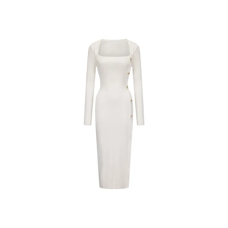 NANA JACQUELINE Long Sleeved Dresses Women's White-0