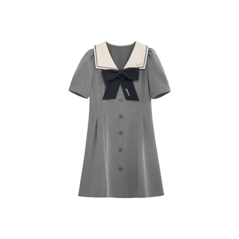 ZIHAN Short Sleeved Dress Women's-0