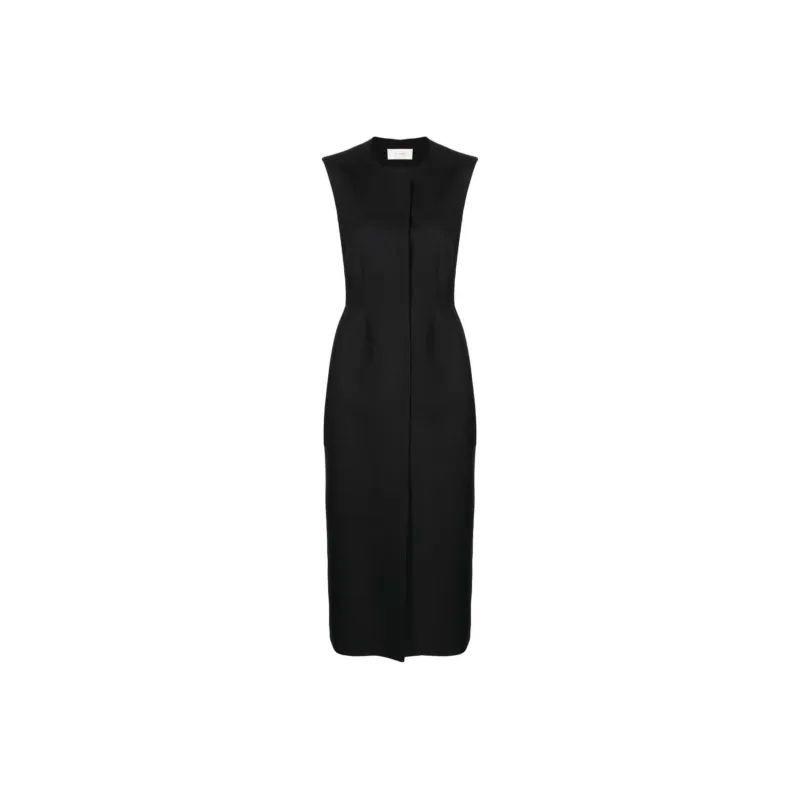 THE ROW Effie Sleeveless Vest Dress-0