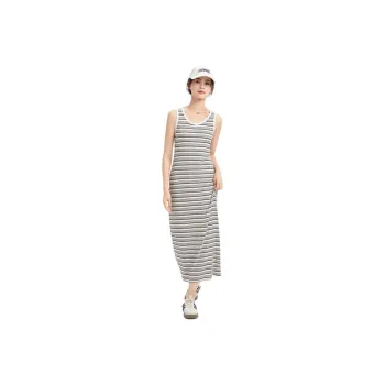 Fragment Sleeveless Dress Women's Black White