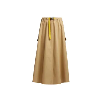 Adidas Casual Long Skirt Women's Khaki