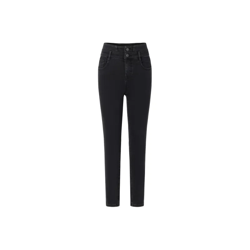JZ. ANNAKRO Jeans Women's Plain Black-0