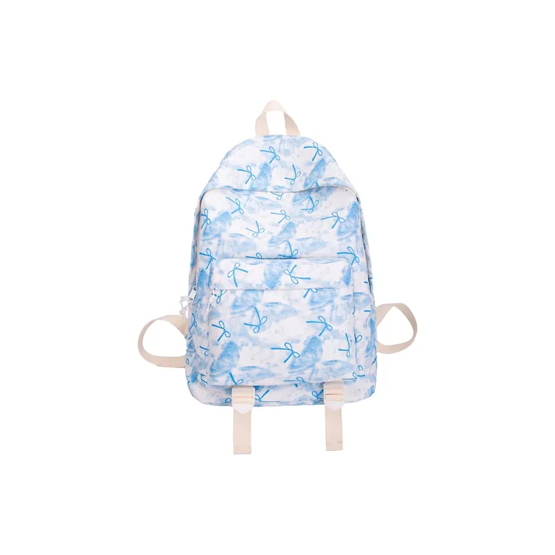 WICKBUEN Nylon Backpack Regular Unisex Black/Pink/Purple/Blue/Burgundy-7