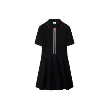 Burberry Short Sleeved Dresses Women's Black