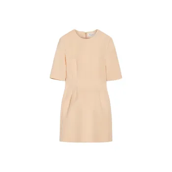 SportMa Colomba Collection Dress In Cotton Double Fabric Short Sleeved Dress Women's Pink