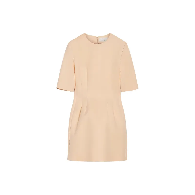 SportMa Colomba Collection Dress In Cotton Double Fabric Short Sleeved Dress Women's Pink-0