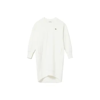 LACOSTE Long-Sleeved Dresses Women's White