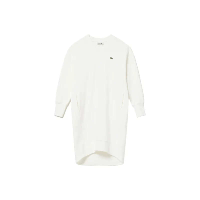 LACOSTE Long-Sleeved Dresses Women's White-0