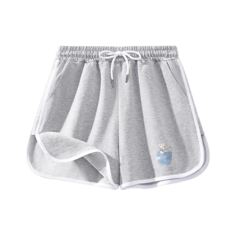 Cotton Casual Shorts Women's-3