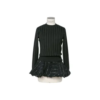 Sacai Long Sleeved Dresses Women's Black
