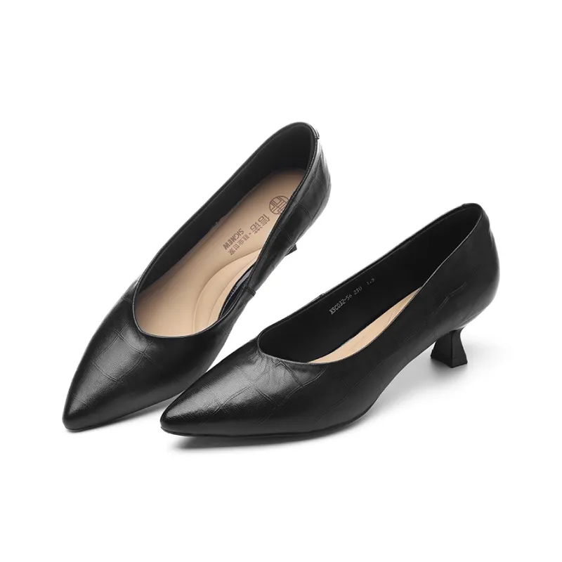 Cigna High Heels Women's Black/Khaki-1