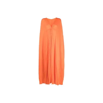 Valentino Long-Sleeved Dresses Women's Orange