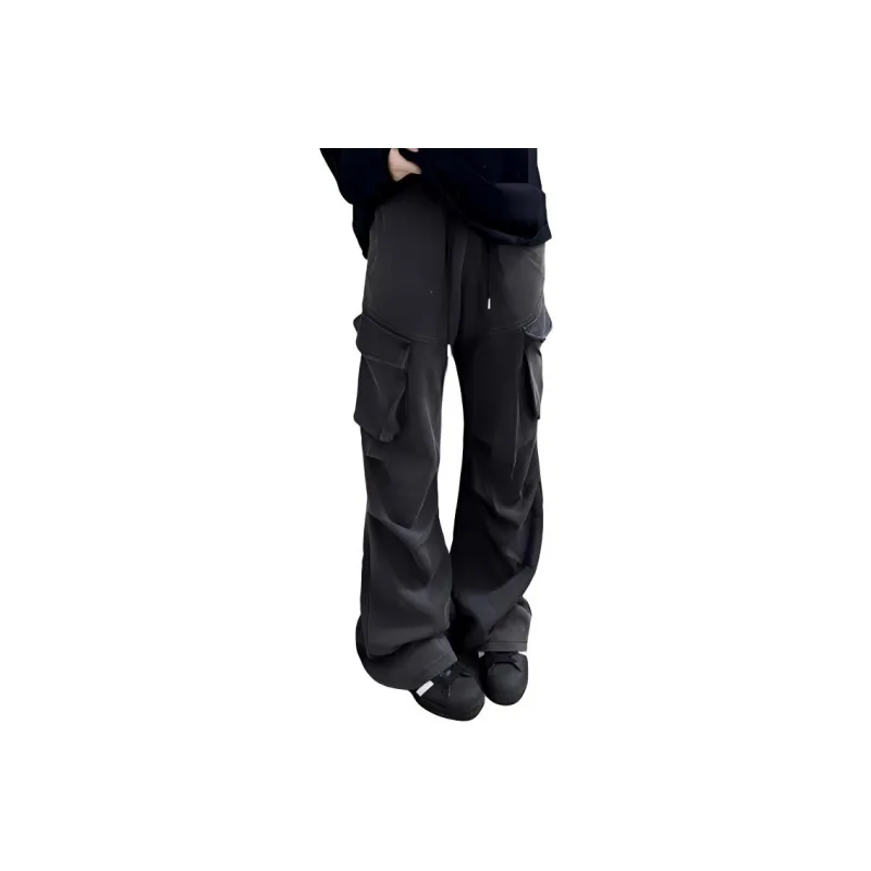YINLEI Cargo Pants Women's Black-0