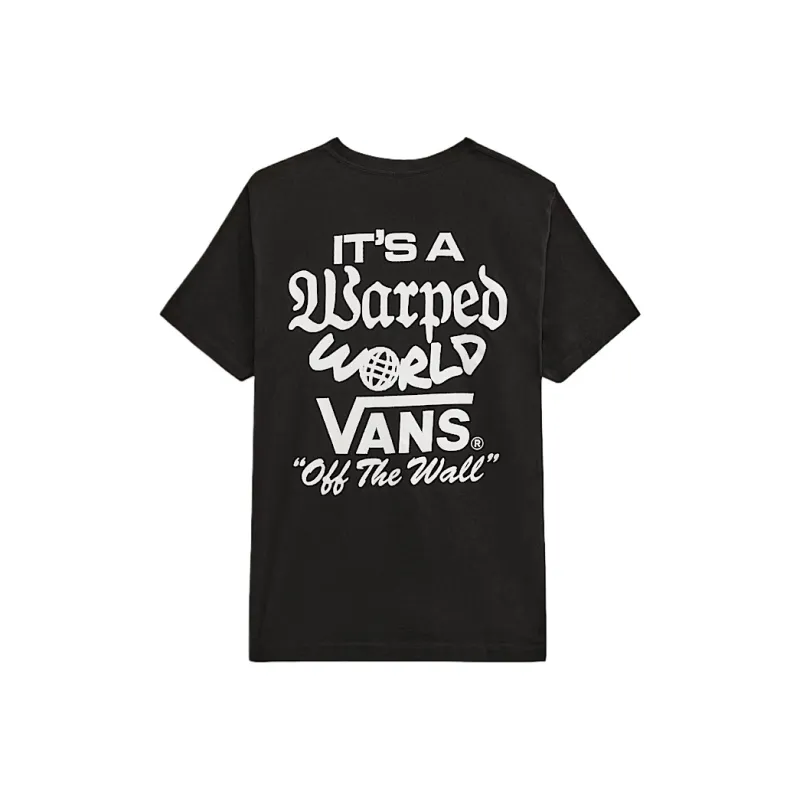 Vans Warped World T Shirt T Shirt Unisex Black-0