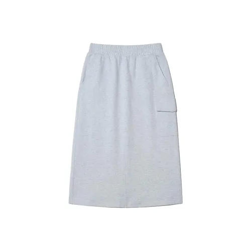 FILA Knit Long Skirts Women's Gray