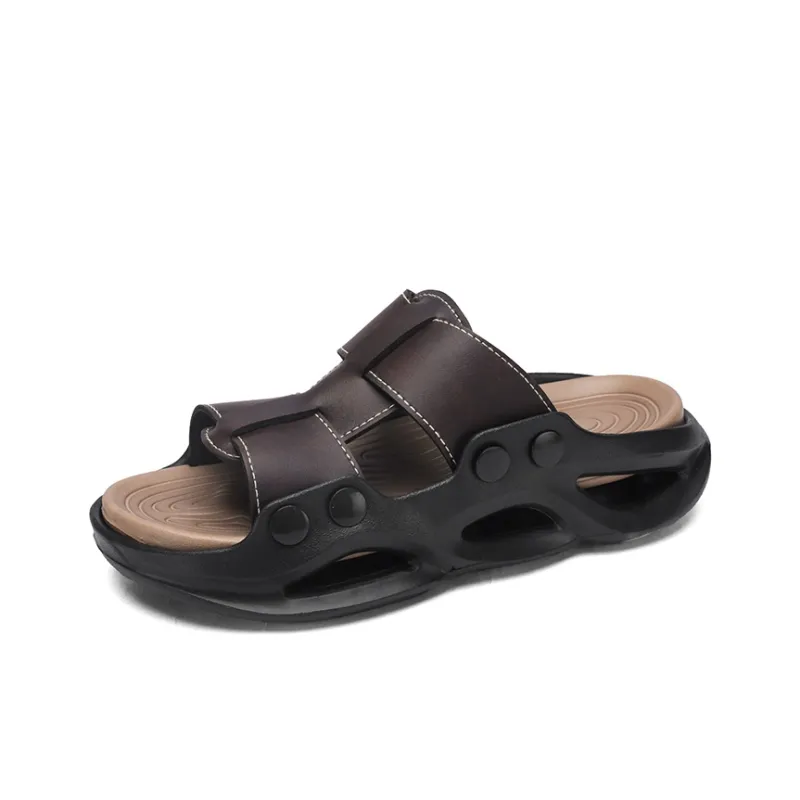Darcy Sen Slide Slippers Men Khaki/Black/Brown-15