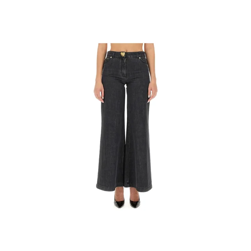MOSCHINO Wide Leg Jeans-0
