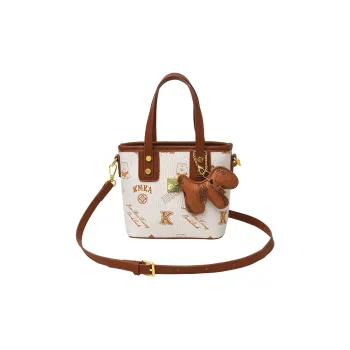 FCTOSSR PU Crossbody Handbag Women's White/Pink/Brown/Black