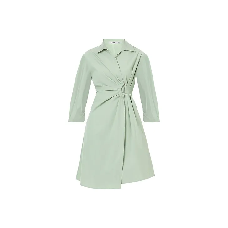 ELOF Short Sleeved Dresses Women's-4