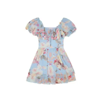 GUESS Short-Sleeved Dresses Women's Print