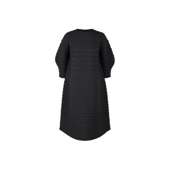 PLEATS PLEASE ISSEY MIYAKE Puff sleeve Midi Dress