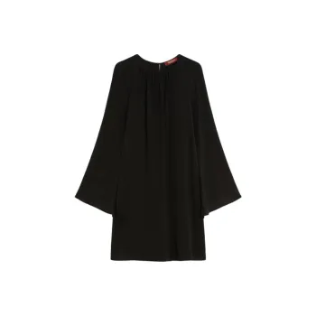 MaxMara Studio Madia Crewneck Long Sleeved Dress