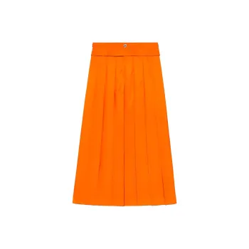 The North Face X GUCCI Casual Long Skirts Women's Orange