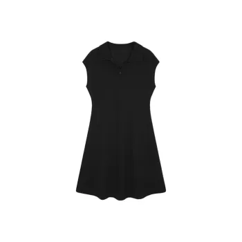 Mo Han Yi Mei Short Sleeved Dresses Women's Black