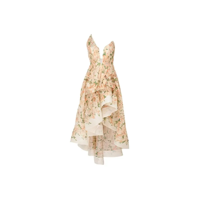 Zimmermann SS24 Sleeveless Dress Women's Coral-0