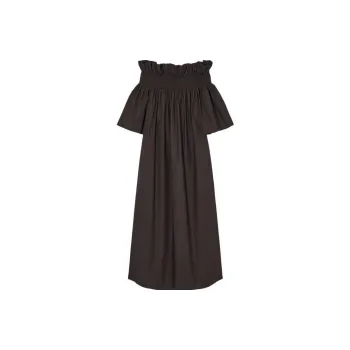 COS Short-Sleeved Dresses Women's Dark Brown