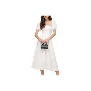 Reformation Marella Linen Midi Dress