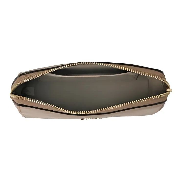 Furla Leather Makeup Bag Medium Size Women's Brown-2