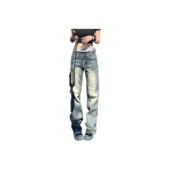FAIRWHALE Jeans Women's Pocari Blue