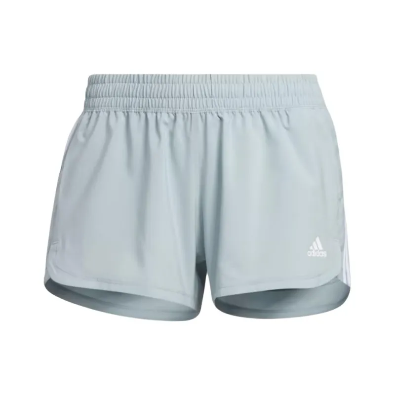 Adidas Pacer 3-Stripes Woven Shorts Casual Shorts Women's Magic Gray-0