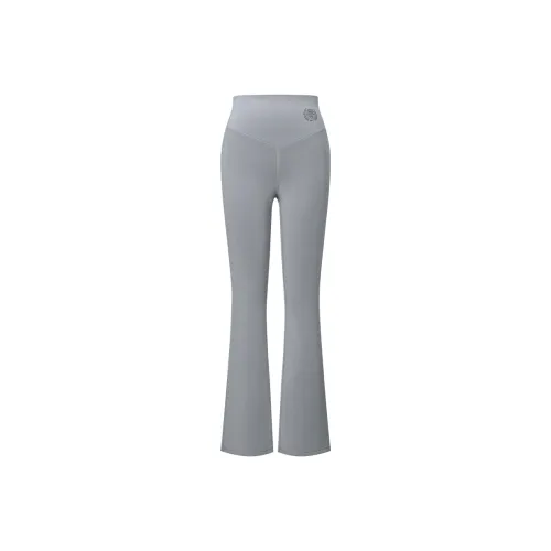 Reebok Knitted Sports Pants Women's Light Heather Gray